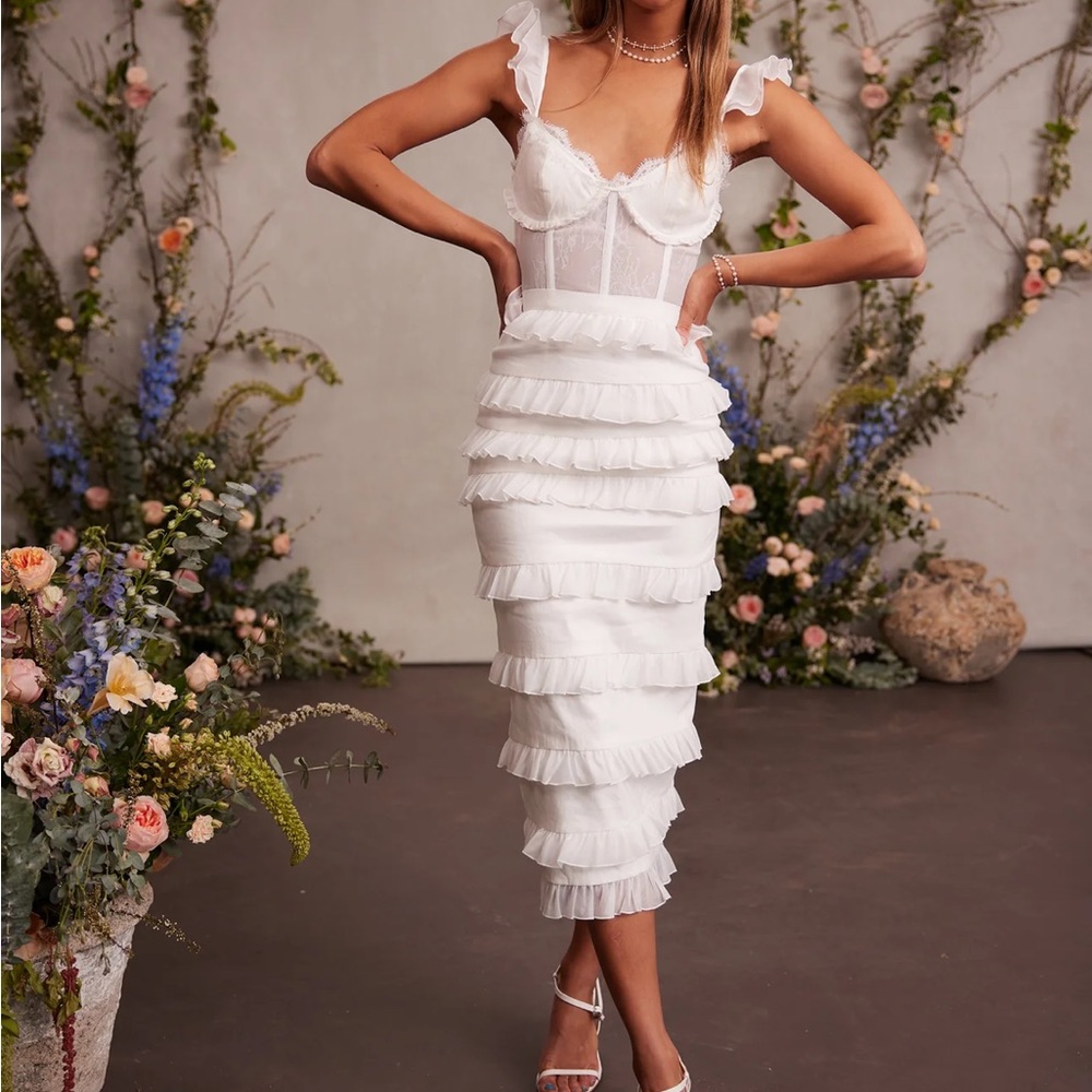 The Fiorenza Dress in White